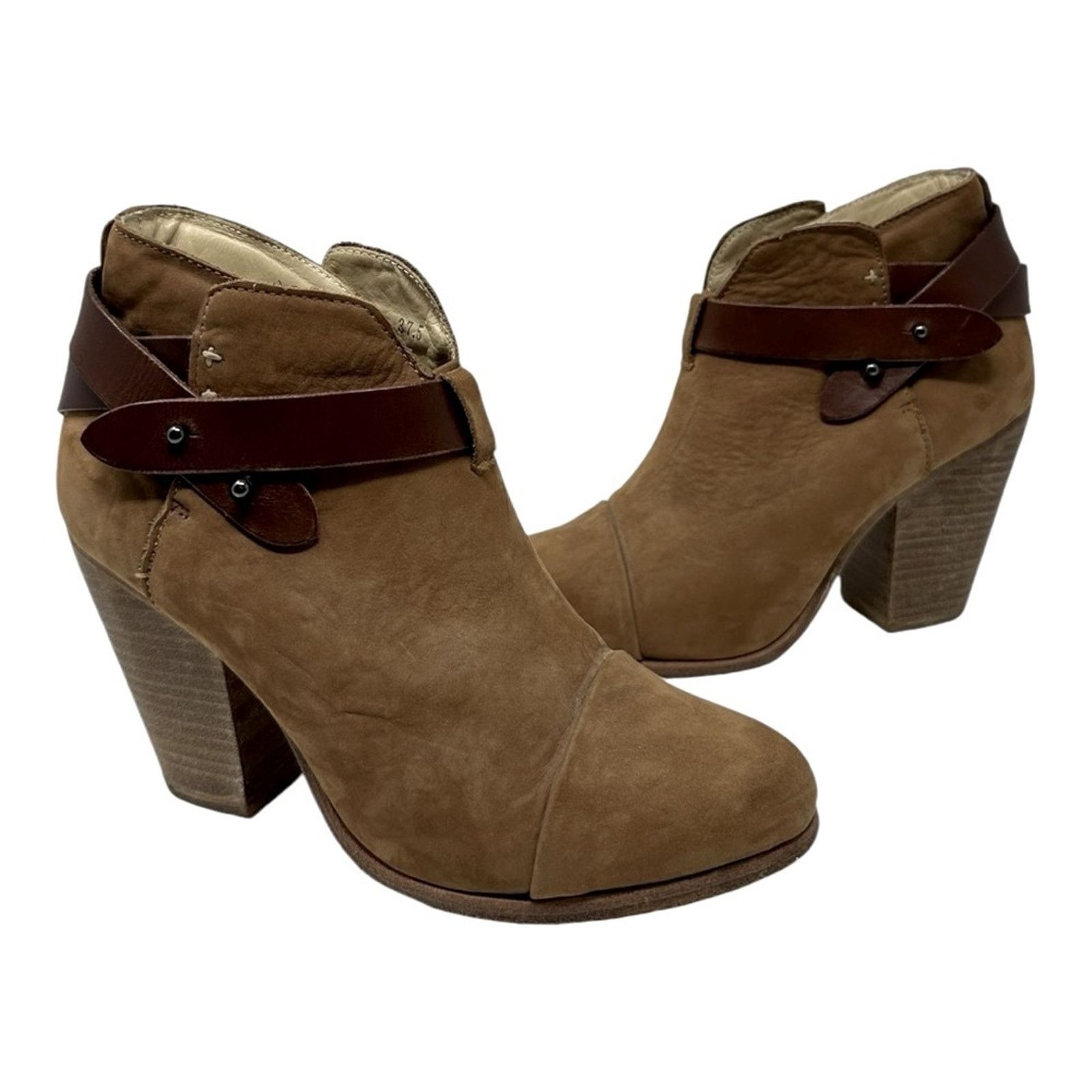 Rag & Bone Rag & Bone Harrow Bootie in Camel Size 37.5 Two Tone Boho Size US 7 / IT 37 - 10 Thumbnail