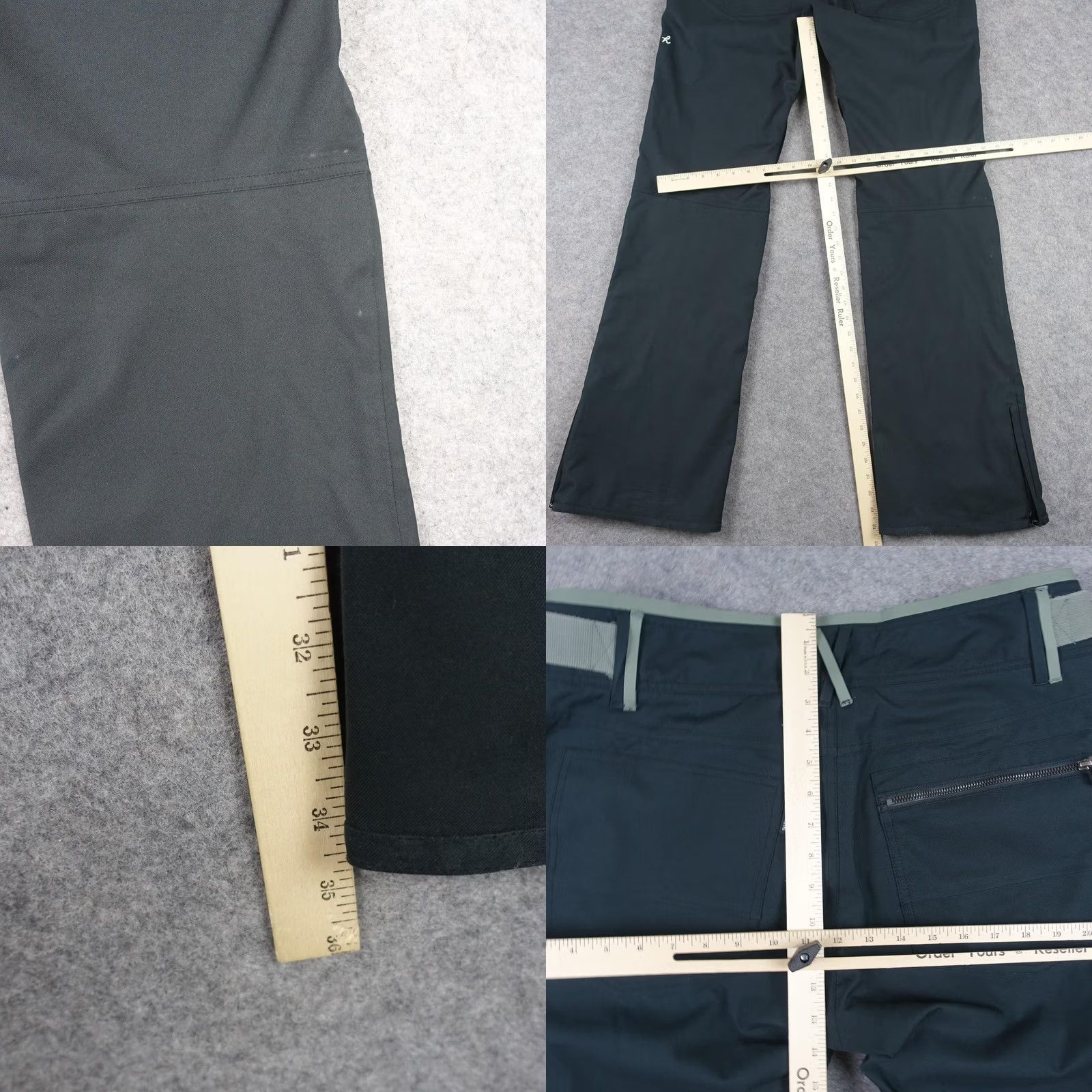 Vintage Holden Snow Pants Mens XL Black Waterproof Adjustable Waist Pockets Winter Ski Pants Mens XL Black Waterproof Adjustable Waist Pockets Winter Size US 36 / EU 52 - 10 Thumbnail