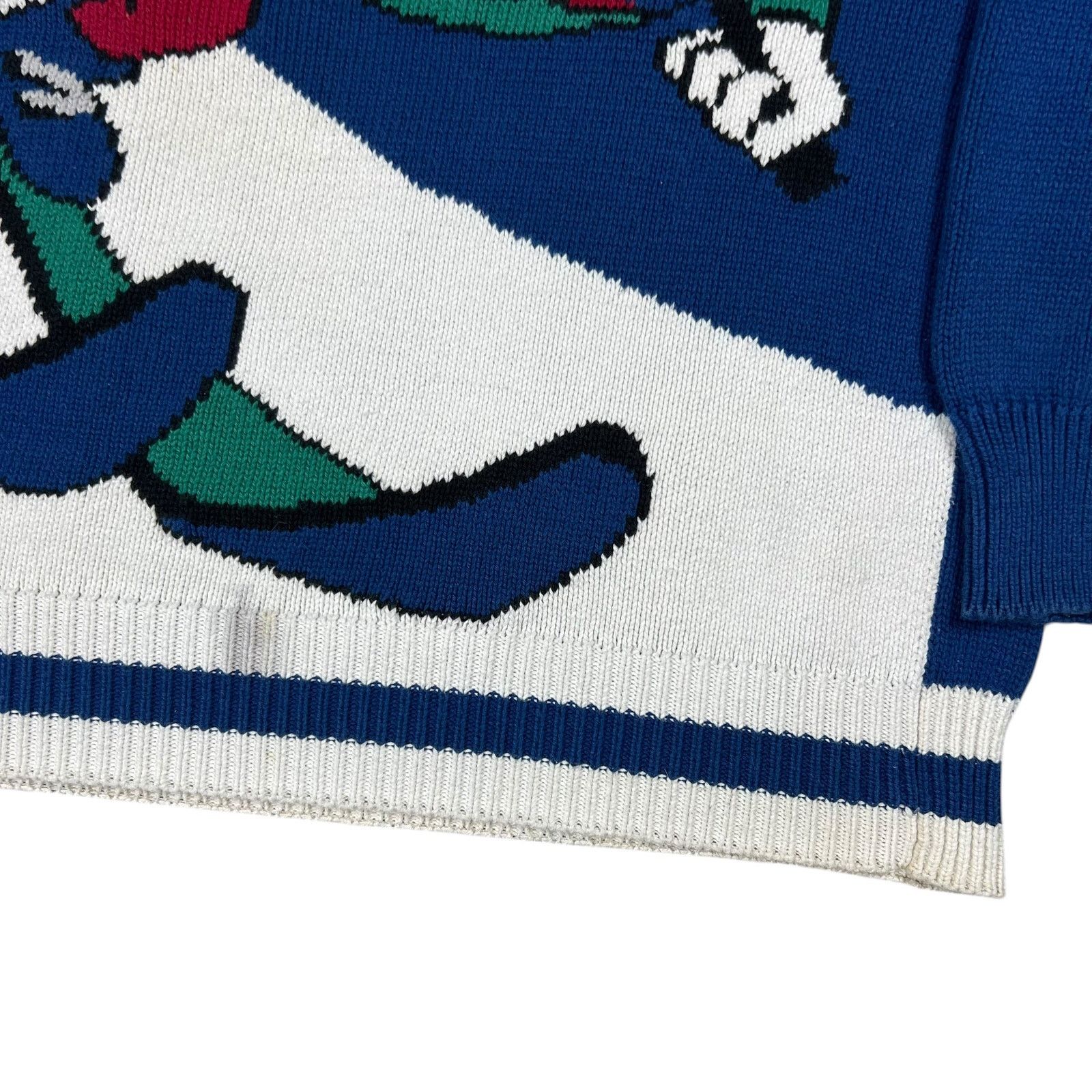 Acme Clothing × Vintage × Warner Bros Vintage Acme Clothing Looney Tunes Bugs Bunny skiing sweater Size US M / EU 48-50 / 2 - 3 Thumbnail