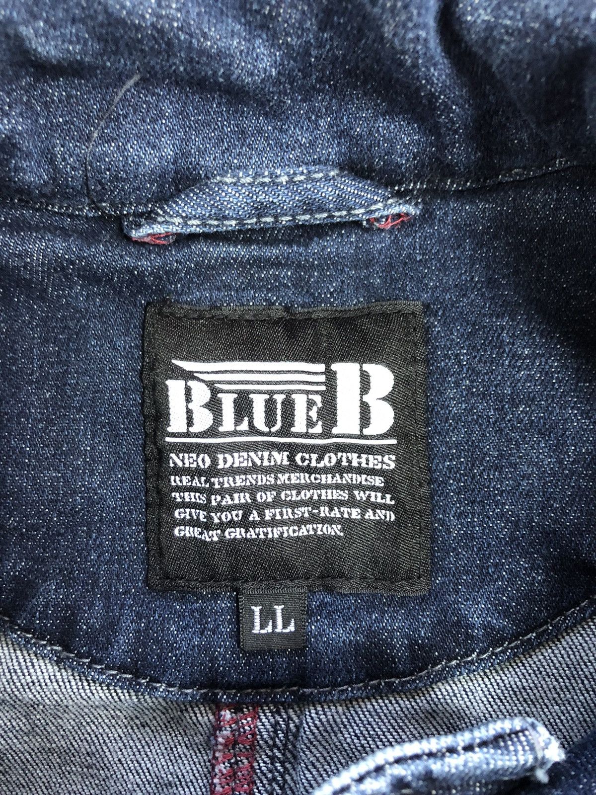 Japanese Brand Blue B Neo Denim Jacket Size US M / EU 48-50 / 2 - 14 Thumbnail