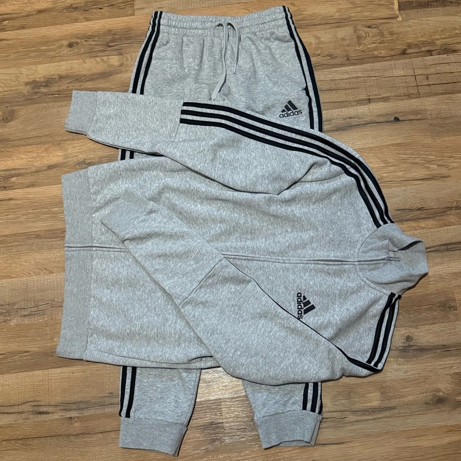 Adidas Adidas Sweatsuit Jogger Sweatpants Full Zip Matching Set Size US S / EU 44-46 / 1 - 1 Thumbnail