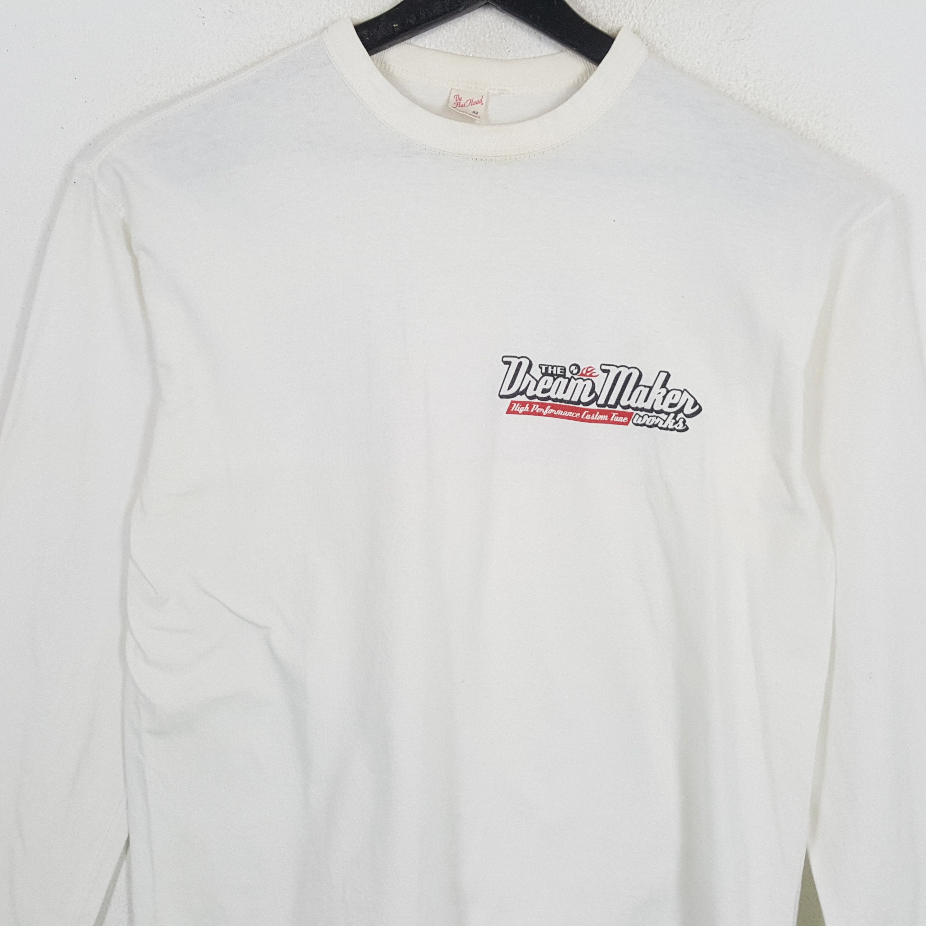 Japanese Brand × Vintage The Flat Head Japanese Streetwear Long Sleeve Tshirt Size US L / EU 52-54 / 3 - 4 Thumbnail