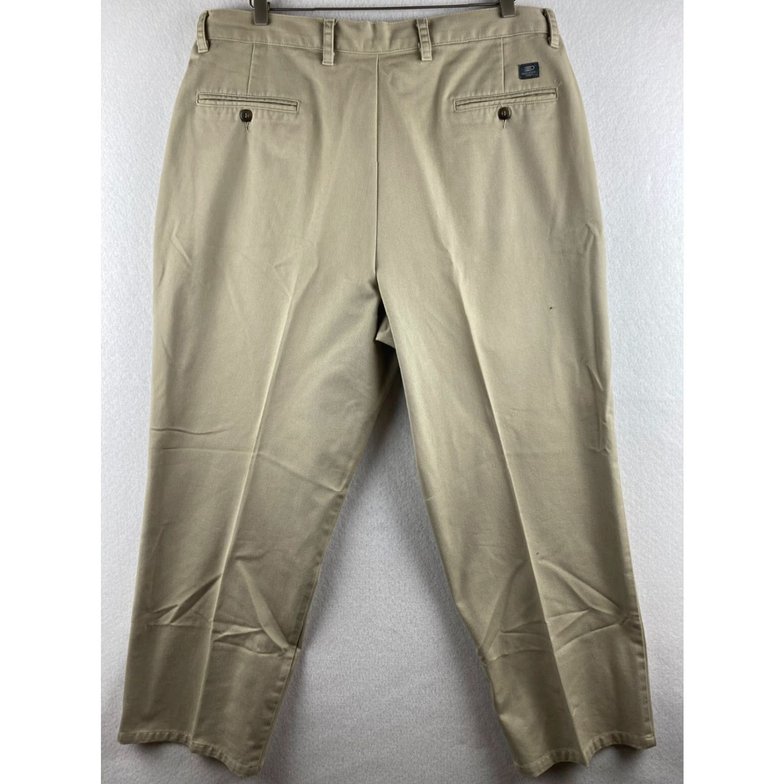 Dockers DOCKERS Mens Pants 38x30 Beige Golf Khaki Pleated Button Pockets Cotton Size US 38 / EU 54 - 7 Thumbnail