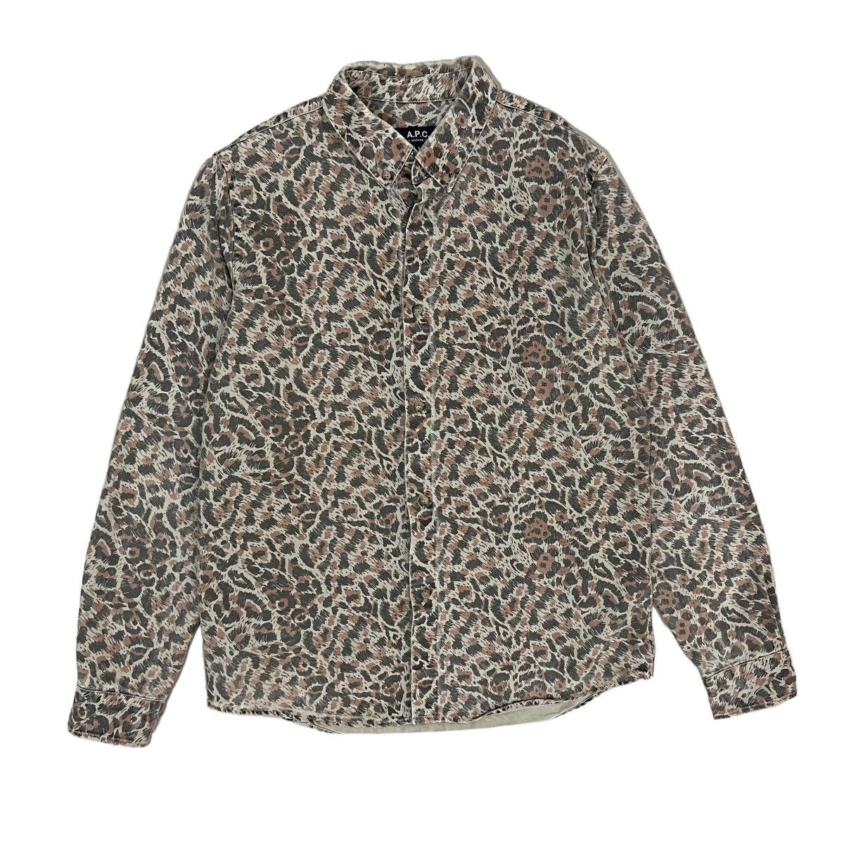 A.P.C. Vintage A.P.C Camo Button Jacket Size US M / EU 48-50 / 2 - 1 Thumbnail