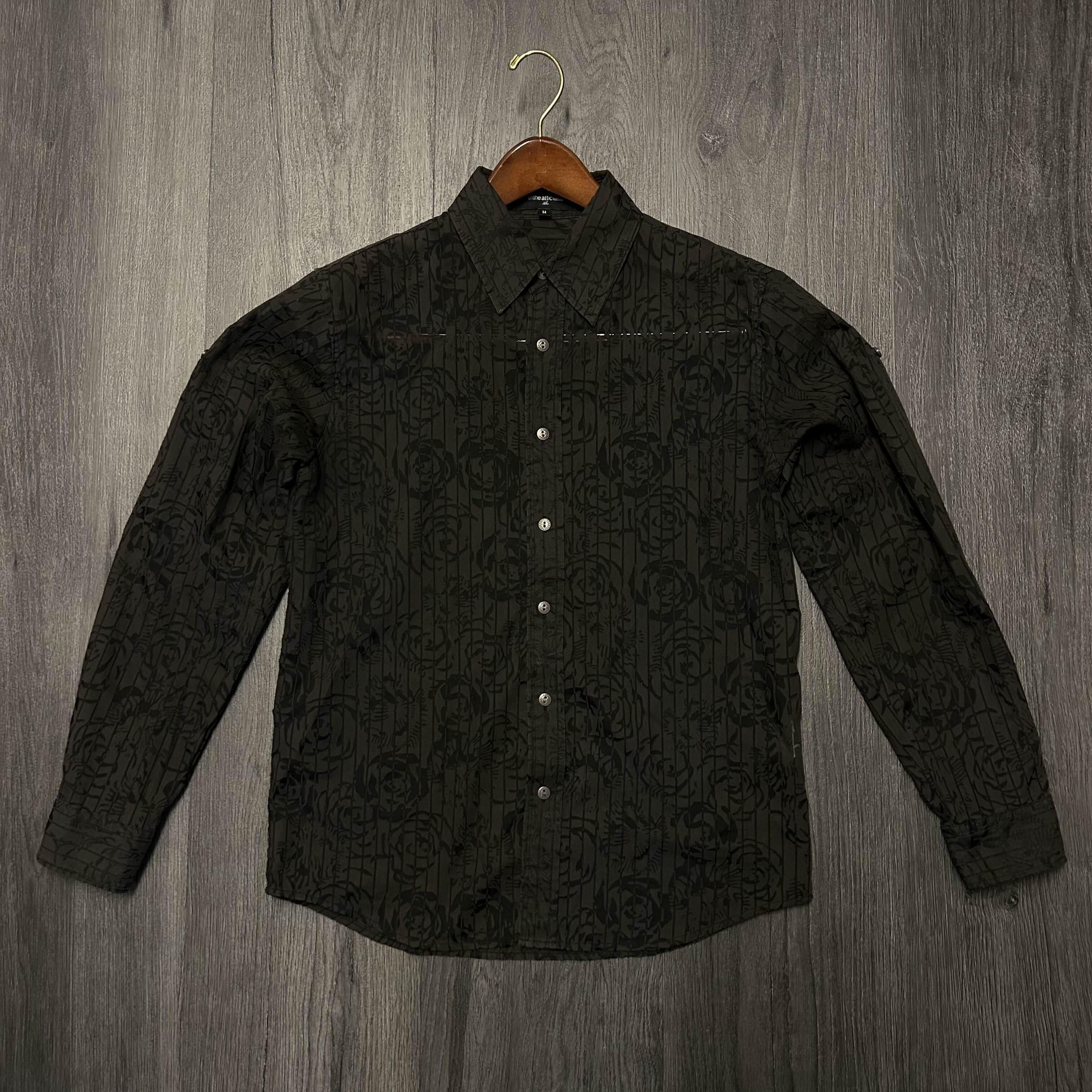 intheattic homme floral button down shirt