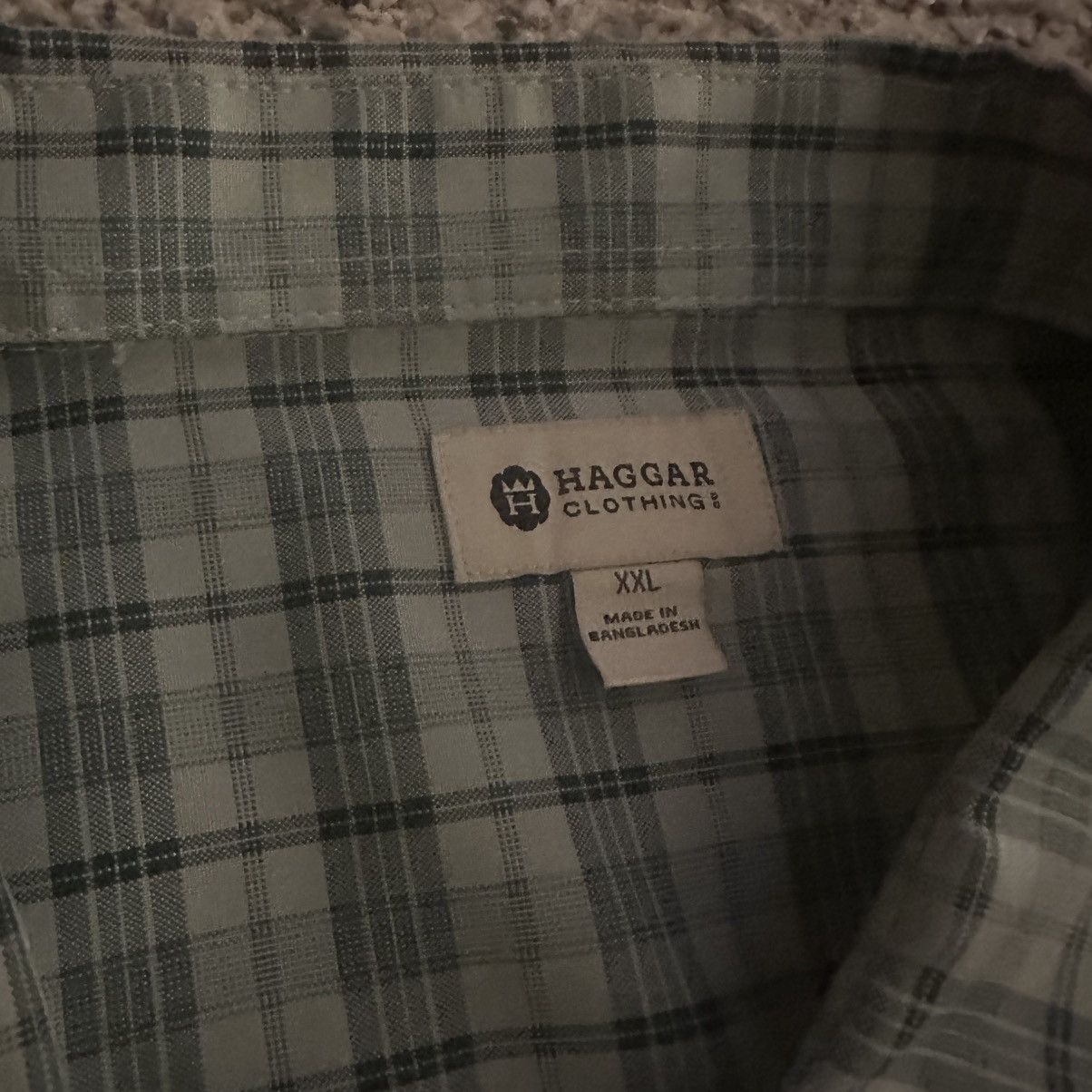Haggar Haggar Green Plaid Tee Size US L / EU 52-54 / 3 - 5 Thumbnail
