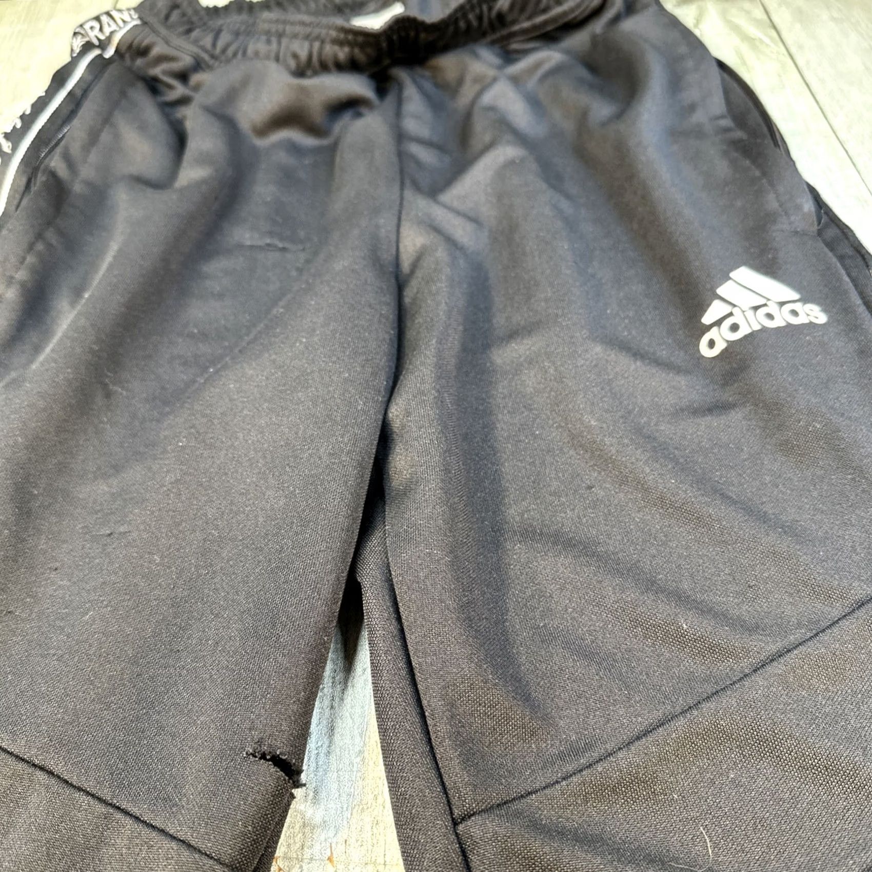 Adidas Adidas Mens Track Pants Black S Athletic Training Areoready Small Pants Men's Black Track Pants Athletic Training Areoready S Size US 29 - 4 Thumbnail