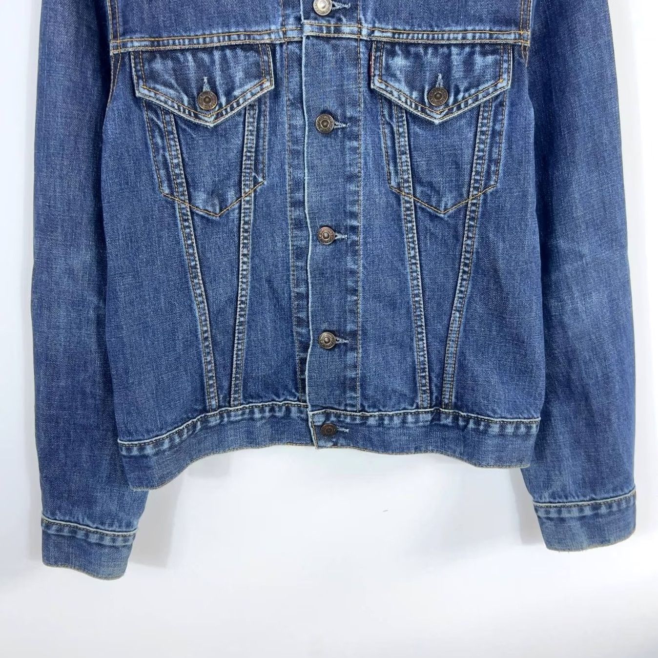 Levi's Levi’s Denim Jacket Women’s M Blue Long Sleeve Jacket Regular Fit Spring Fall Winter Size M / US 6-8 / IT 42-44 - 2 Thumbnail