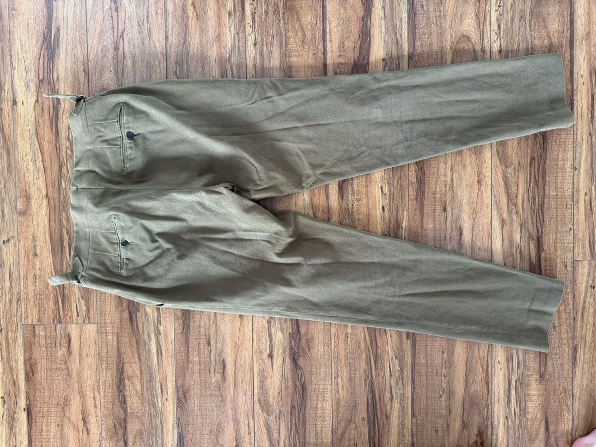 Pini Parma Pini Parma Olive Pleated Trousers Size US 31 - 4 Thumbnail