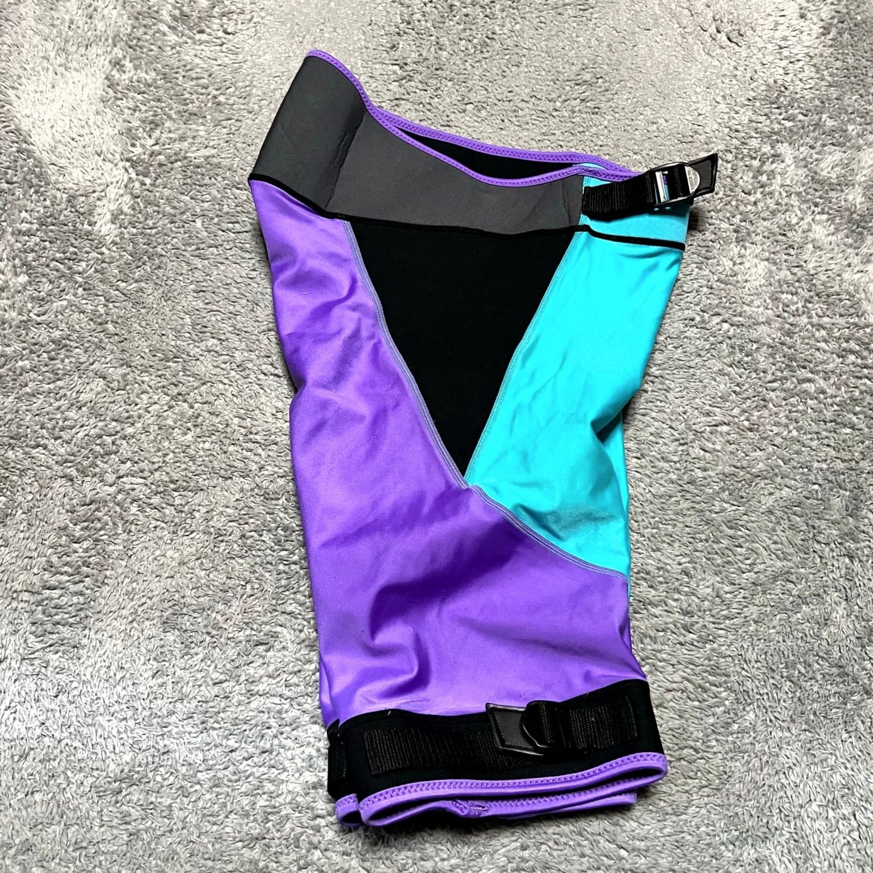 Nike VINTAGE 80’s Nike Aqua Gear Scuba Shorts Wet Suit Surfing Water Sports Women S Purple Athletic Regular Size 28" / US 6 / IT 42 - 3 Thumbnail