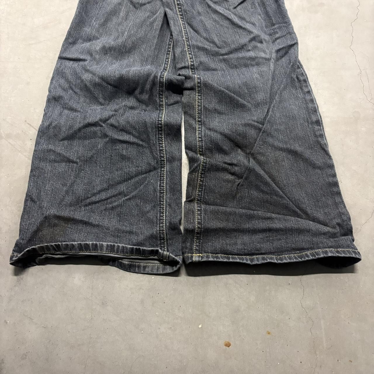 Vintage Crazy Vintage Y2K/2000s Flared Dark Wash Denim Jeans! Size US 36 / EU 52 - 3 Thumbnail