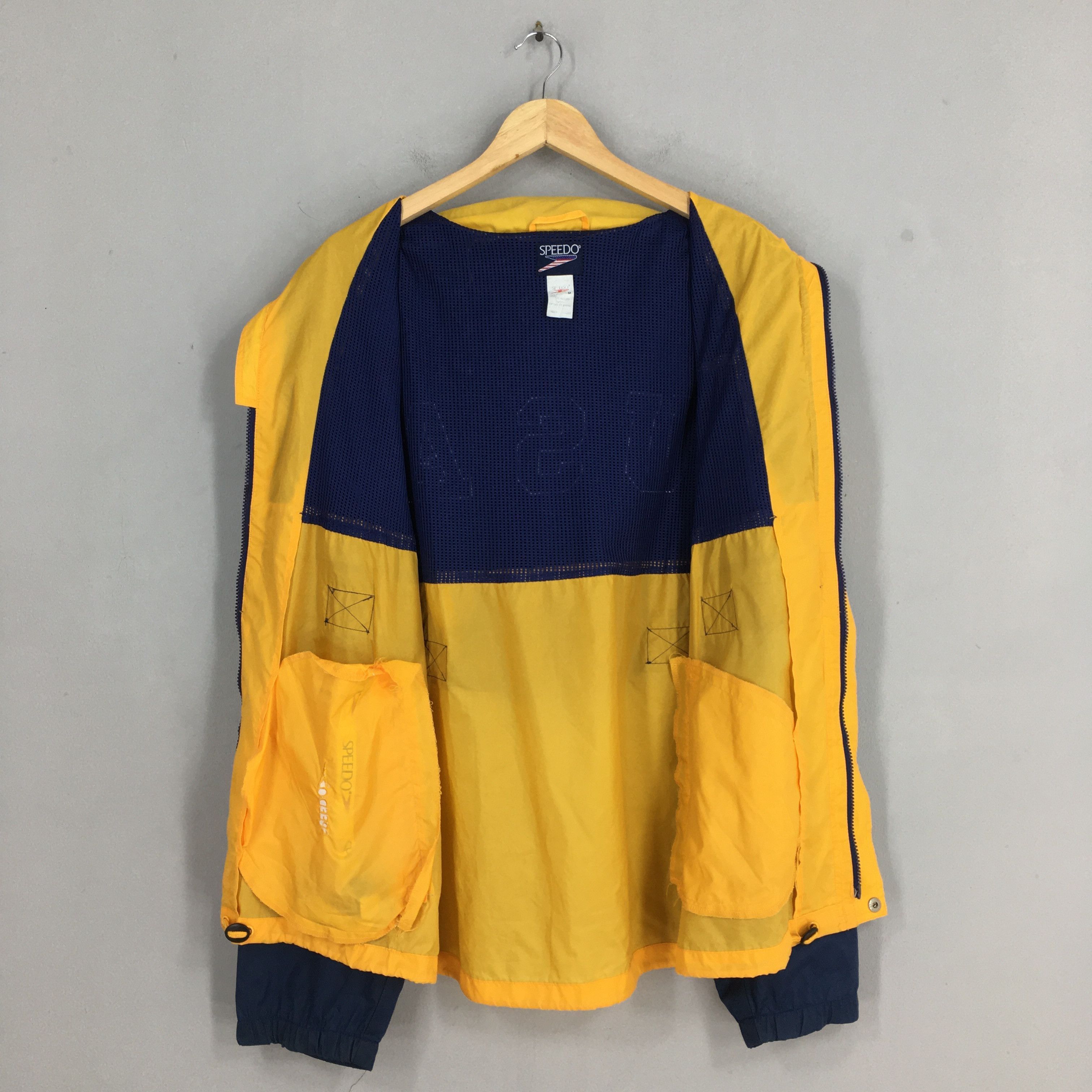 Speedo Vintage Speedo Usa Windbreaker Jacket Medium Size US M / EU 48-50 / 2 - 8 Thumbnail