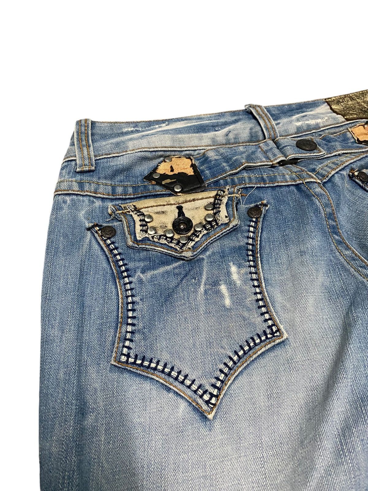 Japanese Brand Red peppers flare jeans Size US 32 / EU 48 - 12 Thumbnail