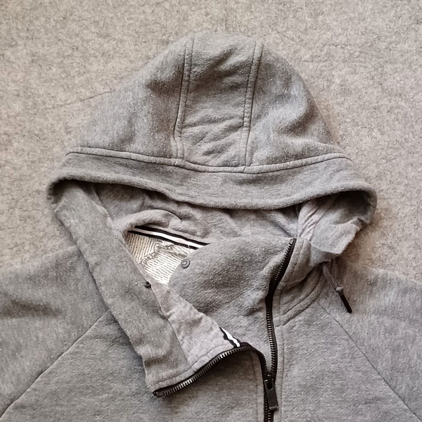 Nike Nike Hoodie Sweatshirt Womens M Gray Full Zip Pockets Logo Tech Cape Casual Activewear Winter Spring Fall Womens Size M / US 6-8 / IT 42-44 - 6 Thumbnail