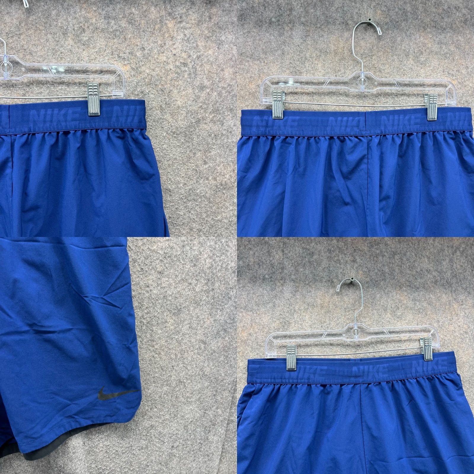 Nike Nike Shorts Mens XL Blue Dri-Fit Running Athletic Lightweight Stretch Swoosh Size US 36 / EU 52 - 8 Thumbnail