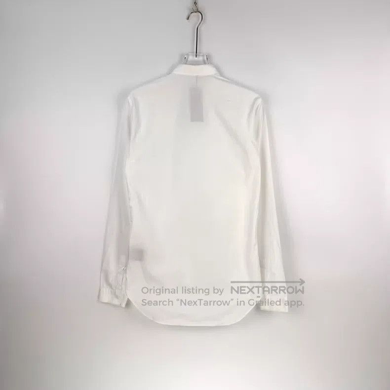 Dior Dior White and black-bordered shirt Size US XXS / EU 40 - 4 Thumbnail