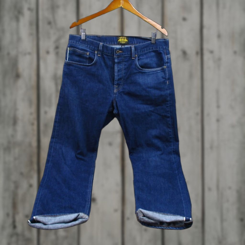 VINTAGE Brave Star Selvage Jeans Mens 36x34 Cotton Straight Fit