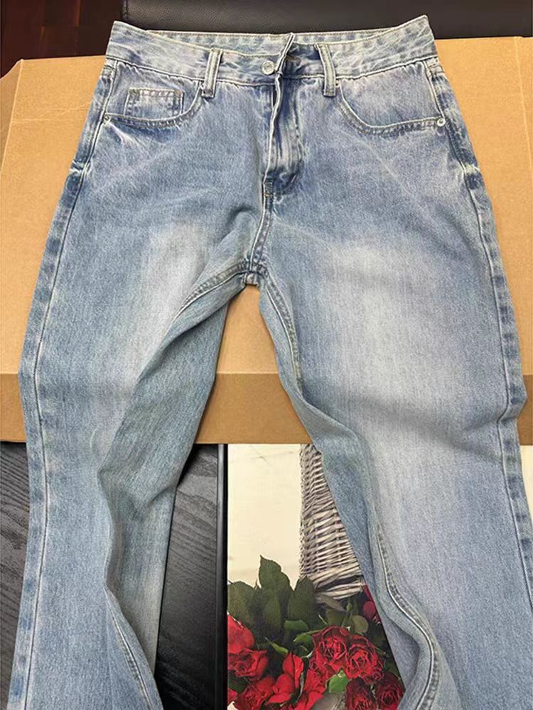 Japanese Brand × Jean Vintage Washed Blue Street Y2K Micro Flare Jeans Size US 32 / EU 48 - 2 Thumbnail