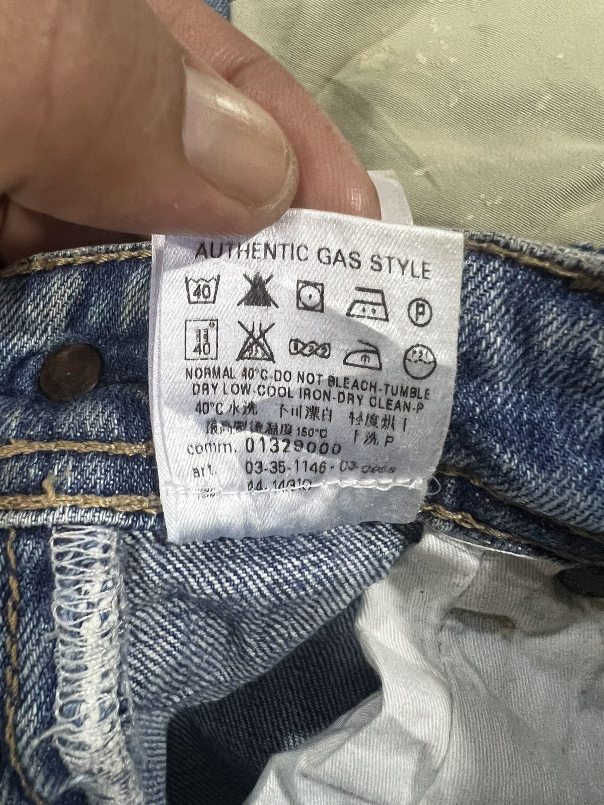 GAS 🔥Rare Gas Distressed Denim Size US 32 / EU 48 - 18 Thumbnail