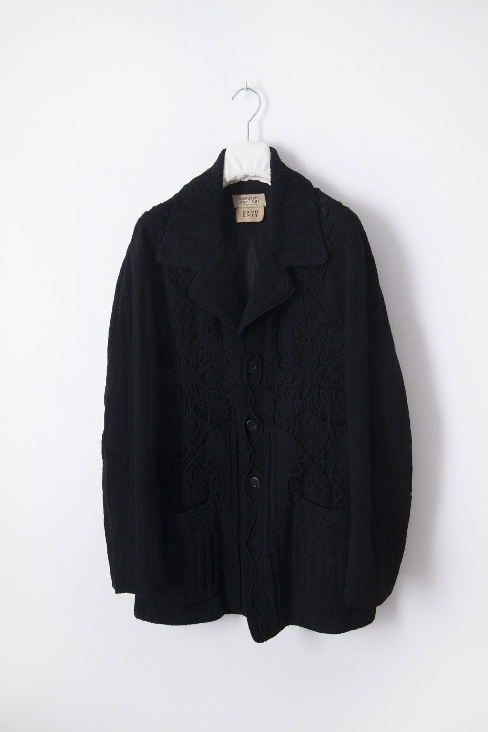 Yoshiyuki Konishi Yoshiyuki Konishi 1990's hand knitted cardigan jacket Size US M / EU 48-50 / 2 - 1 Thumbnail