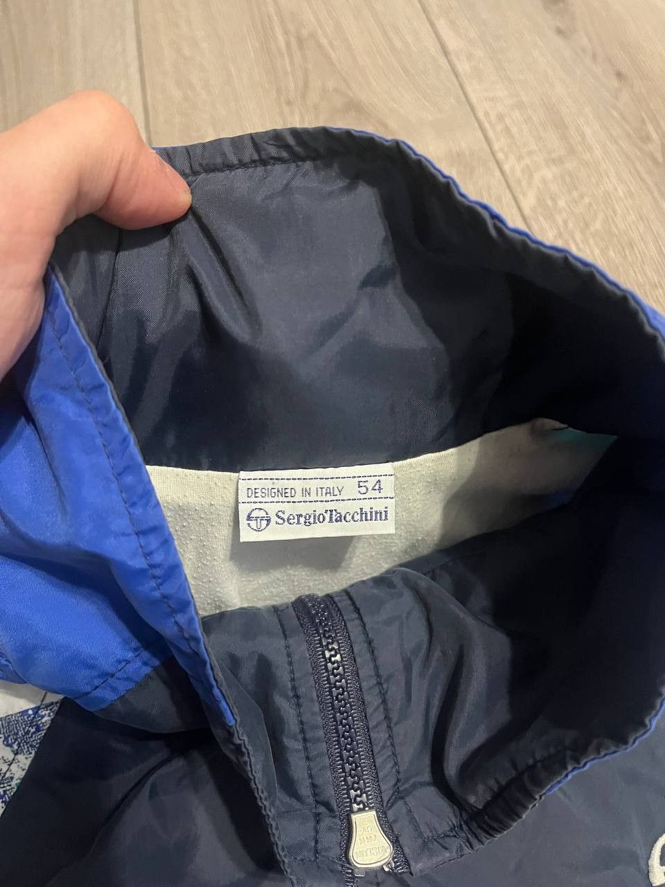 Sergio Tacchini × Vintage Extra Rare Vintage Sergio Tacchini Sport Track Jacket Size US M / EU 48-50 / 2 - 4 Thumbnail