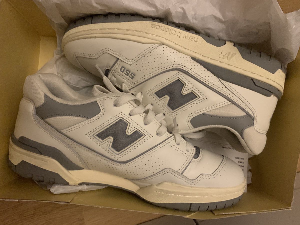Aime Leon Dore × New Balance New Balance 550 Aime Leon Dore White Grey Size US 7.5 / EU 40-41 - 2 Thumbnail