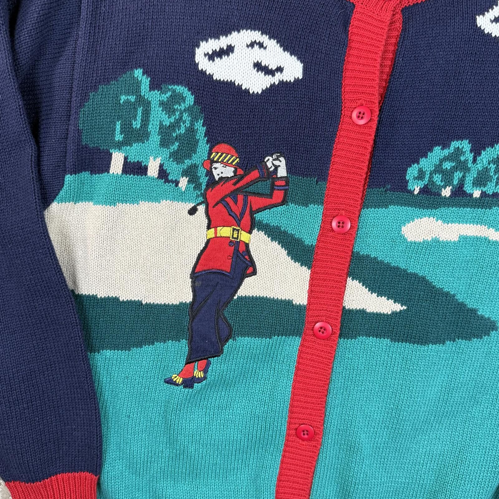 Other Vintage Tabi Golf Knit Cardigan Women’s M Size M / US 6-8 / IT 42-44 - 2 Thumbnail