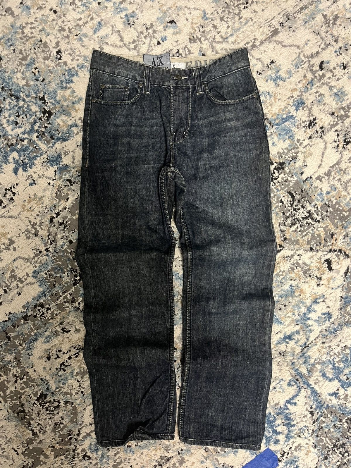 Emporio Armani Vintage Japanese flared denim jeans indi style Size US 28 / EU 44 - 1 Thumbnail