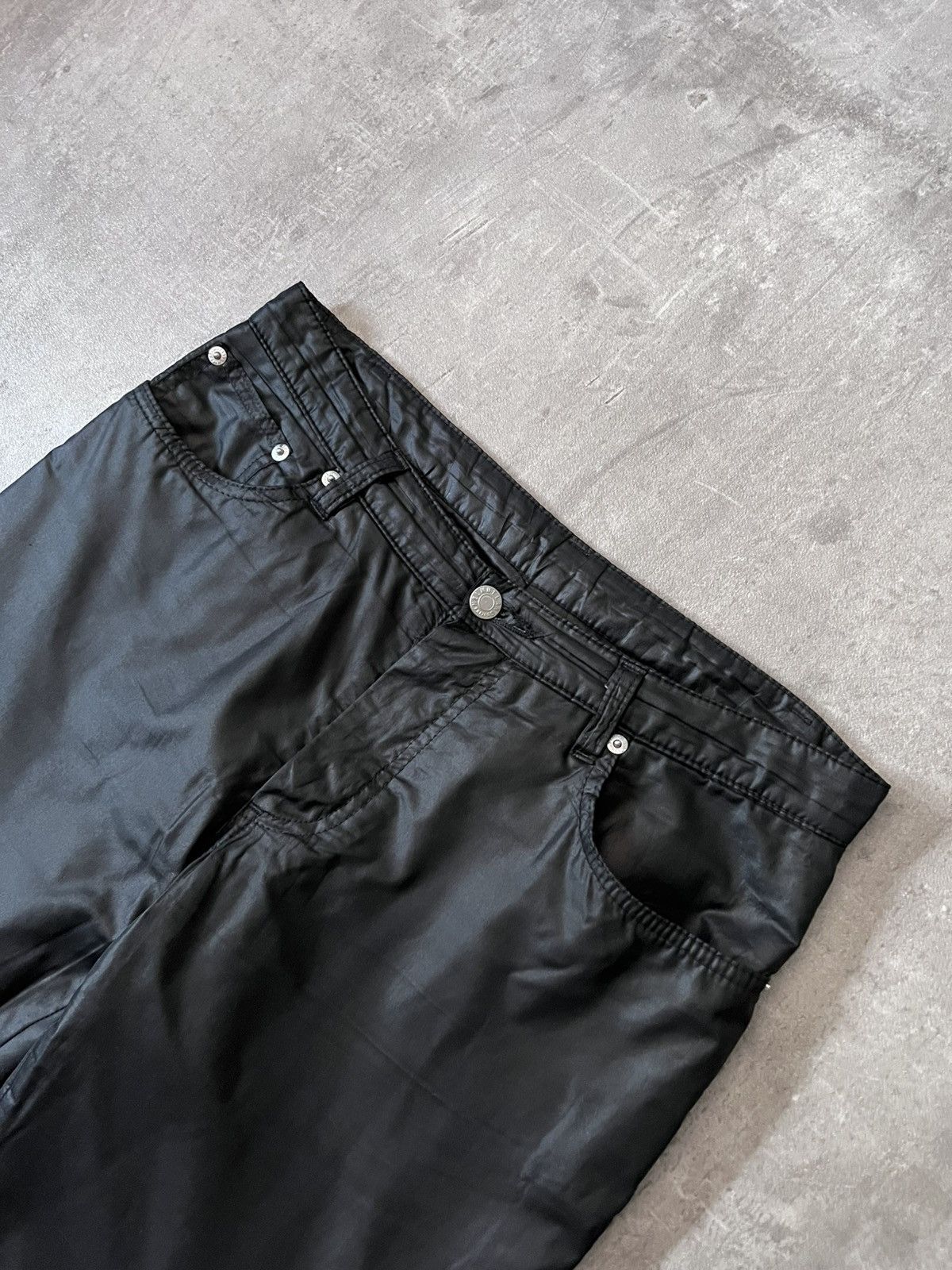 Helmut Lang Helmut Lang 1997 nylon black pants archival Size US 30 / EU 46 - 3 Thumbnail