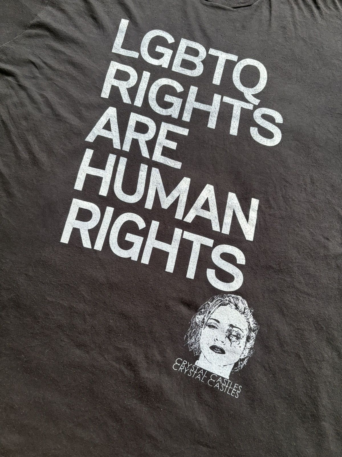 Band Tees Vintage Crystal Castles LGBTQ Tshirt Size US XL / EU 56 / 4 - 3 Thumbnail
