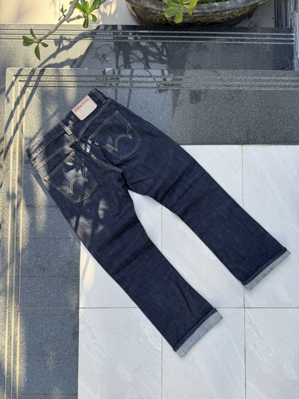 Edwin 90’s EDWIN 512 RARE MULTI LOGO Y2K RETRO JAPANESE PANTS Size US 28 / EU 44 - 1 Thumbnail