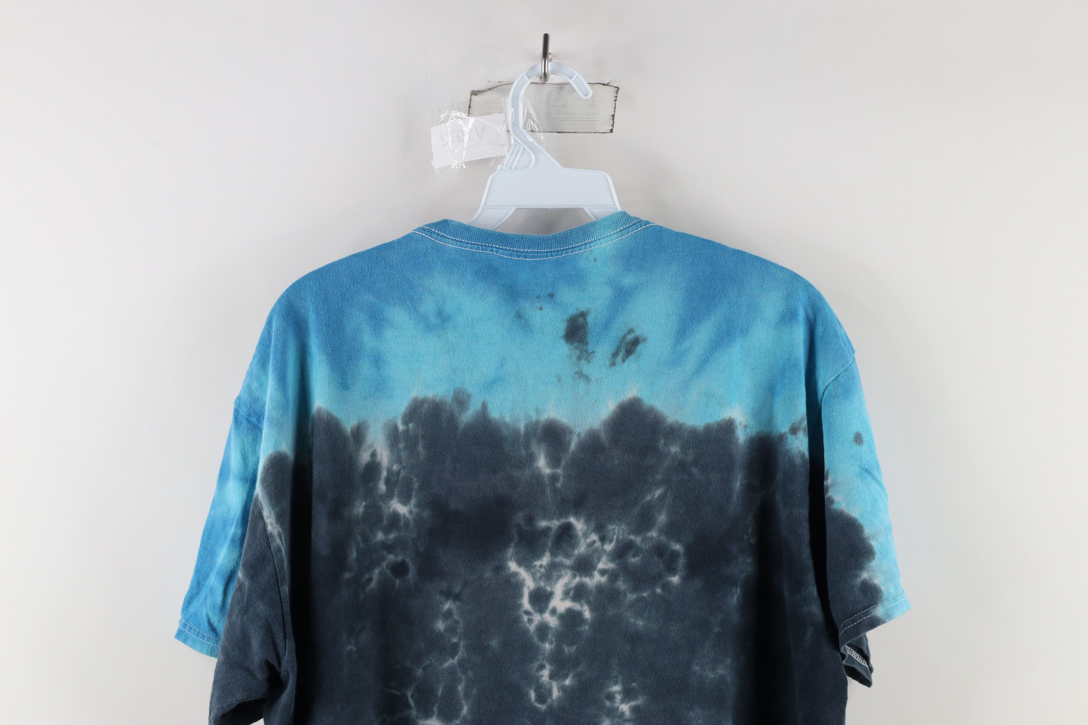 Vintage Retro Led Zeppelin Band T-Shirt Rainbow Tie Dye Acid Wash Size US L / EU 52-54 / 3 - 9 Thumbnail