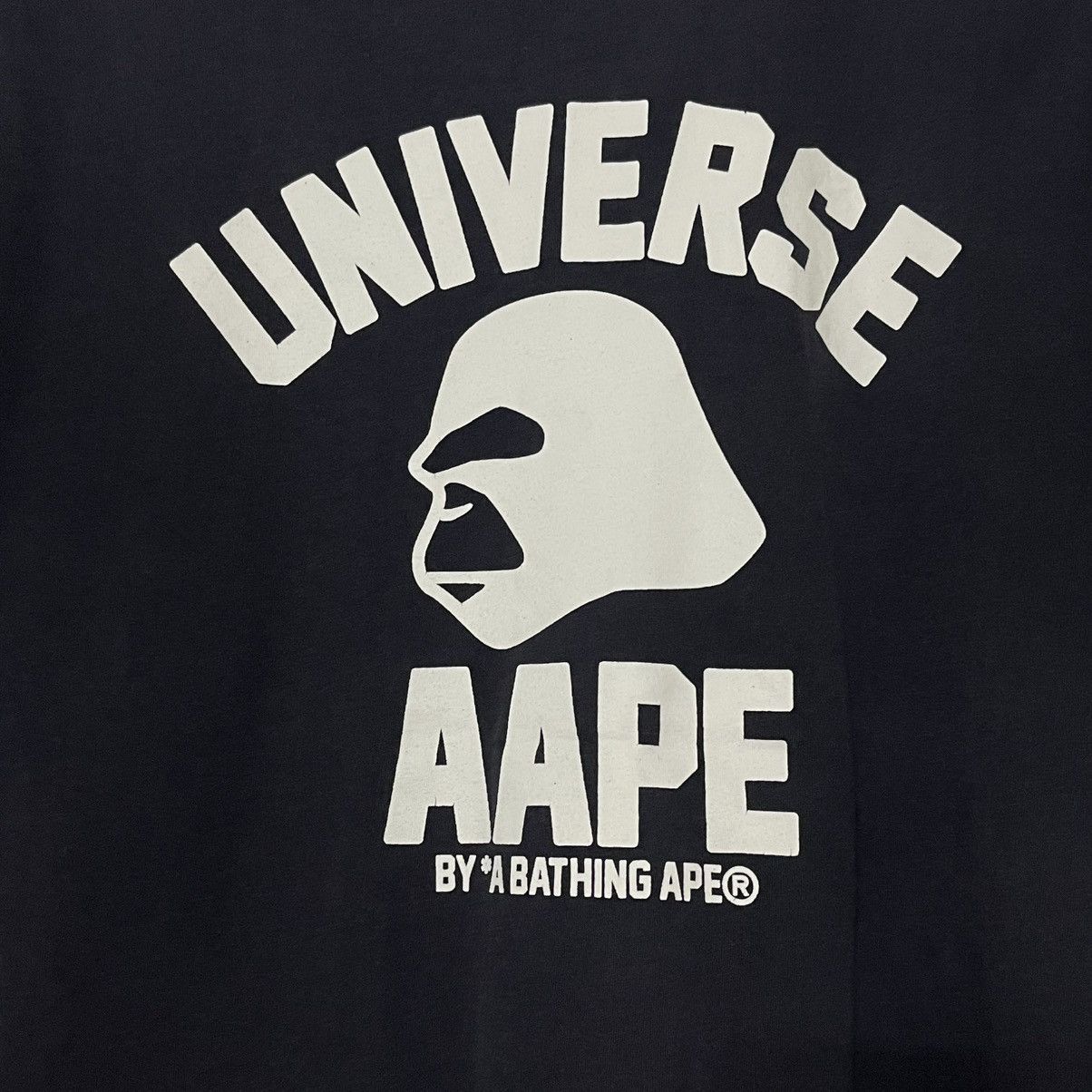 Aape × Bape Universe Aape by A Bathing Ape AOP All Logo Reversible sz L Size US L / EU 52-54 / 3 - 9 Thumbnail
