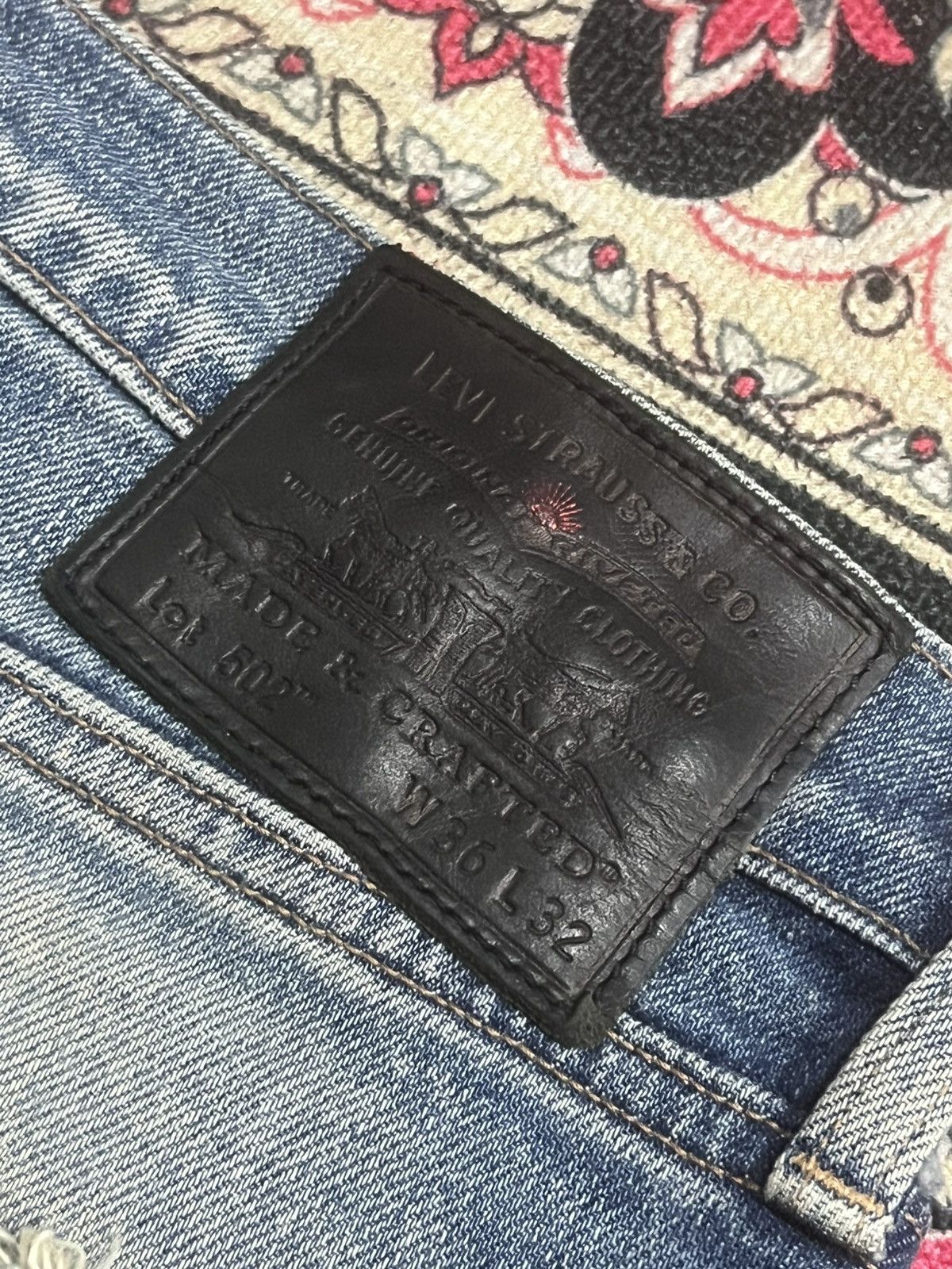 Levi's Made & Crafted Vintage Levi’s Made & Crafted Big E 502 Taper Selvedge Jeans Size US 36 / EU 52 - 8 Thumbnail