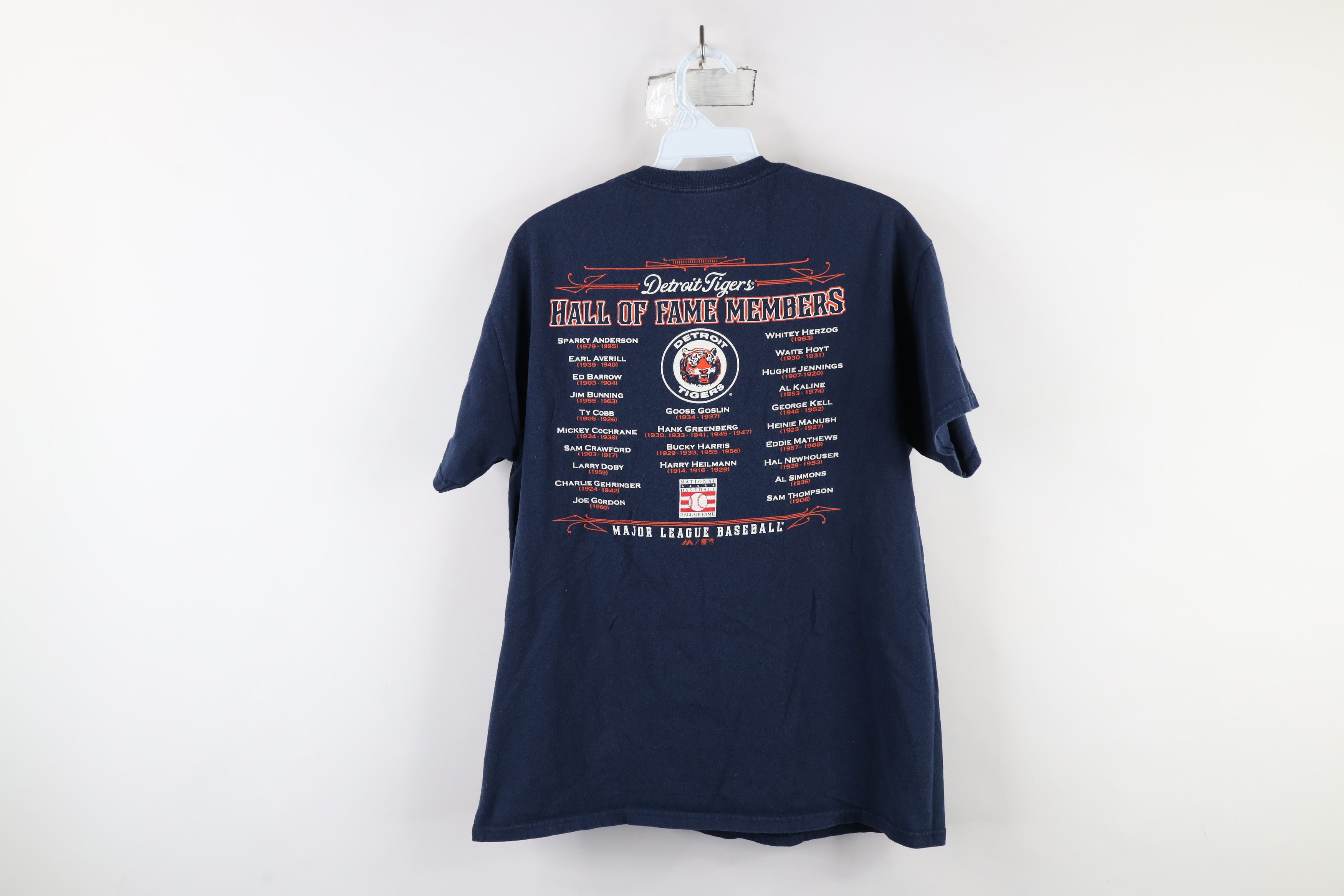 Majestic × Vintage Vintage Majestic Hall of Fame Members Detroit Tigers T-Shirt Size US M / EU 48-50 / 2 - 11 Thumbnail