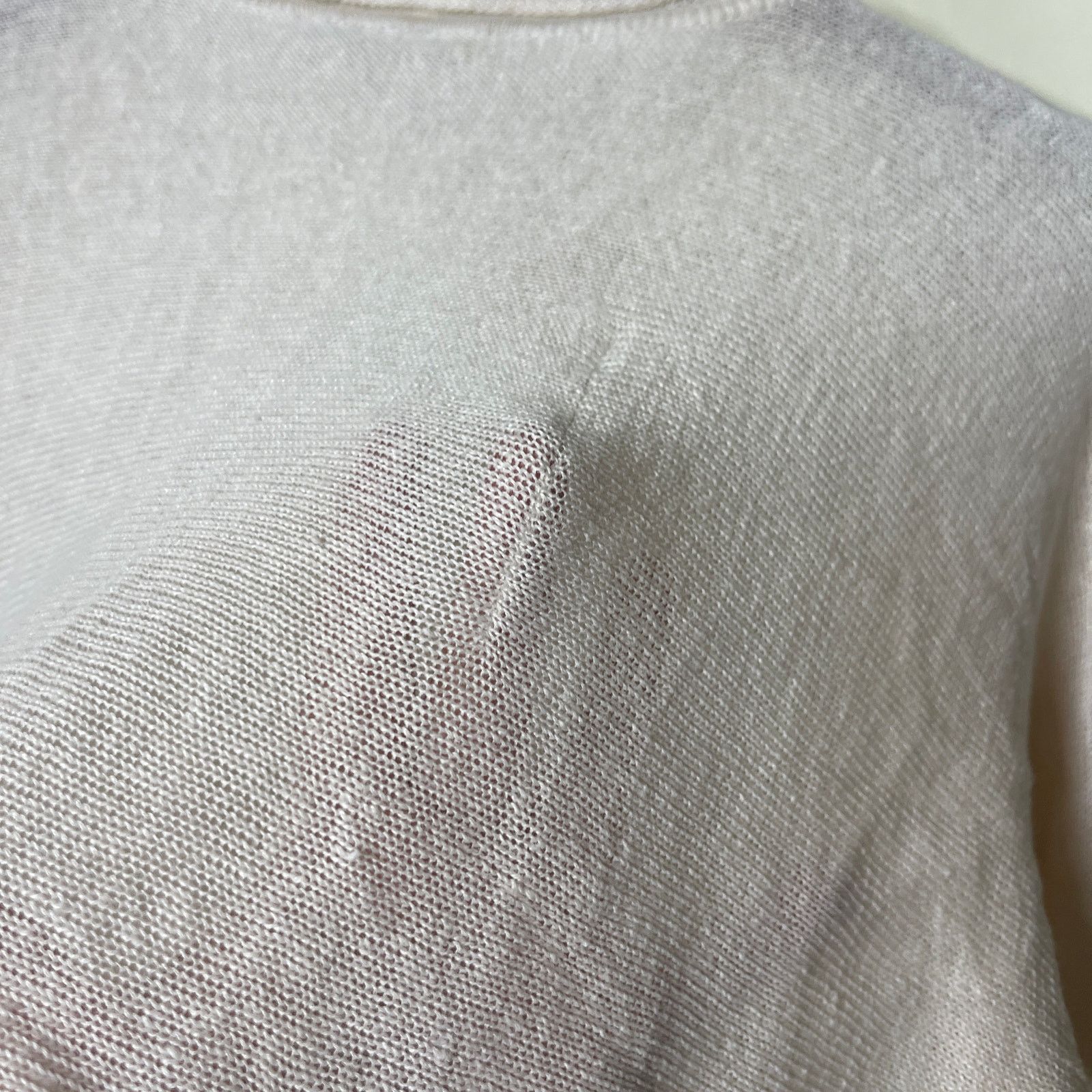 Daniele Alessandrini Daniele Alessandrini cream linen crewneck relax knitted top Size US M / EU 48-50 / 2 - 8 Thumbnail