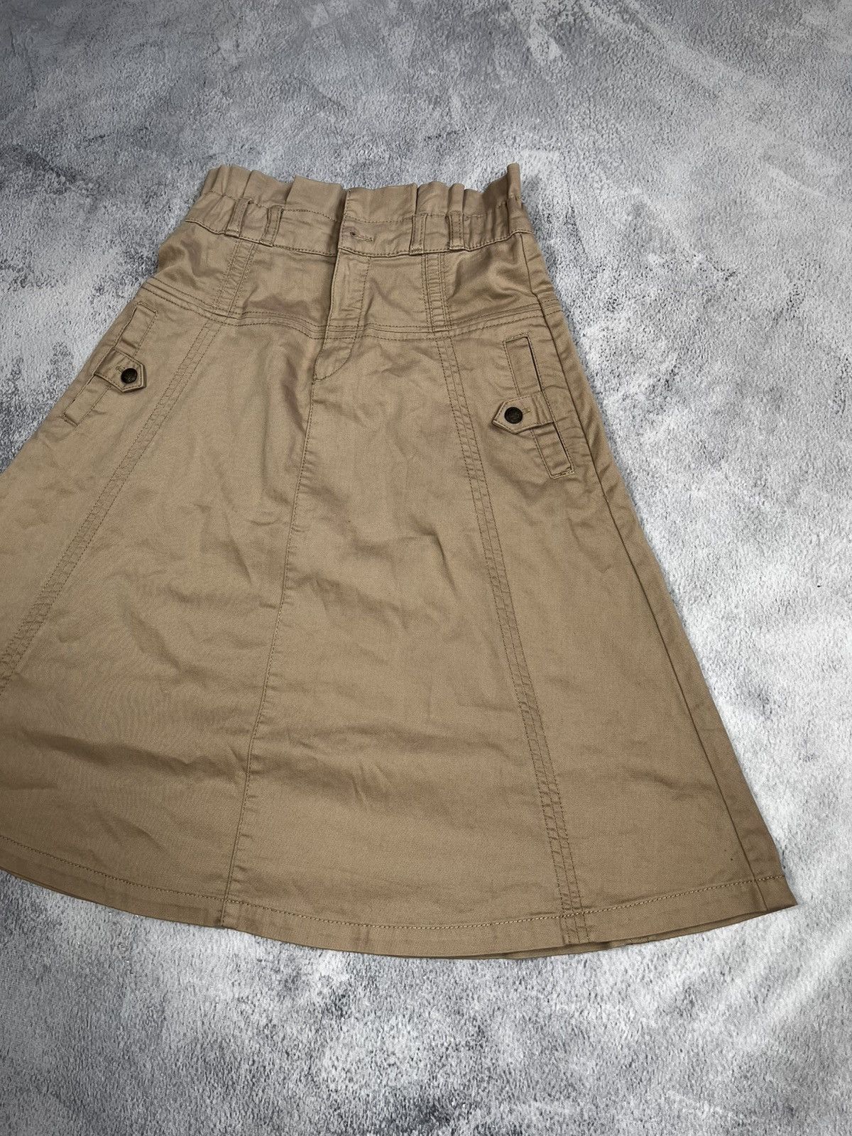 Vintage Vintage Y2K flared gorpcore midi skirt streetwear Size 25" / US 0 / IT 36 - 5 Thumbnail