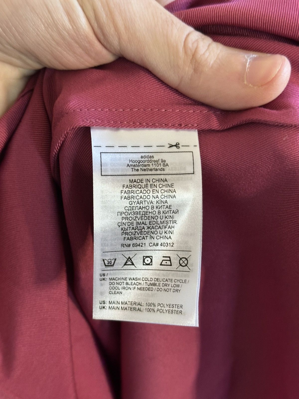 Pyer Moss PM x Reebok logo snap turtleneck magenta shirt jacket Size US S / EU 44-46 / 1 - 12 Thumbnail