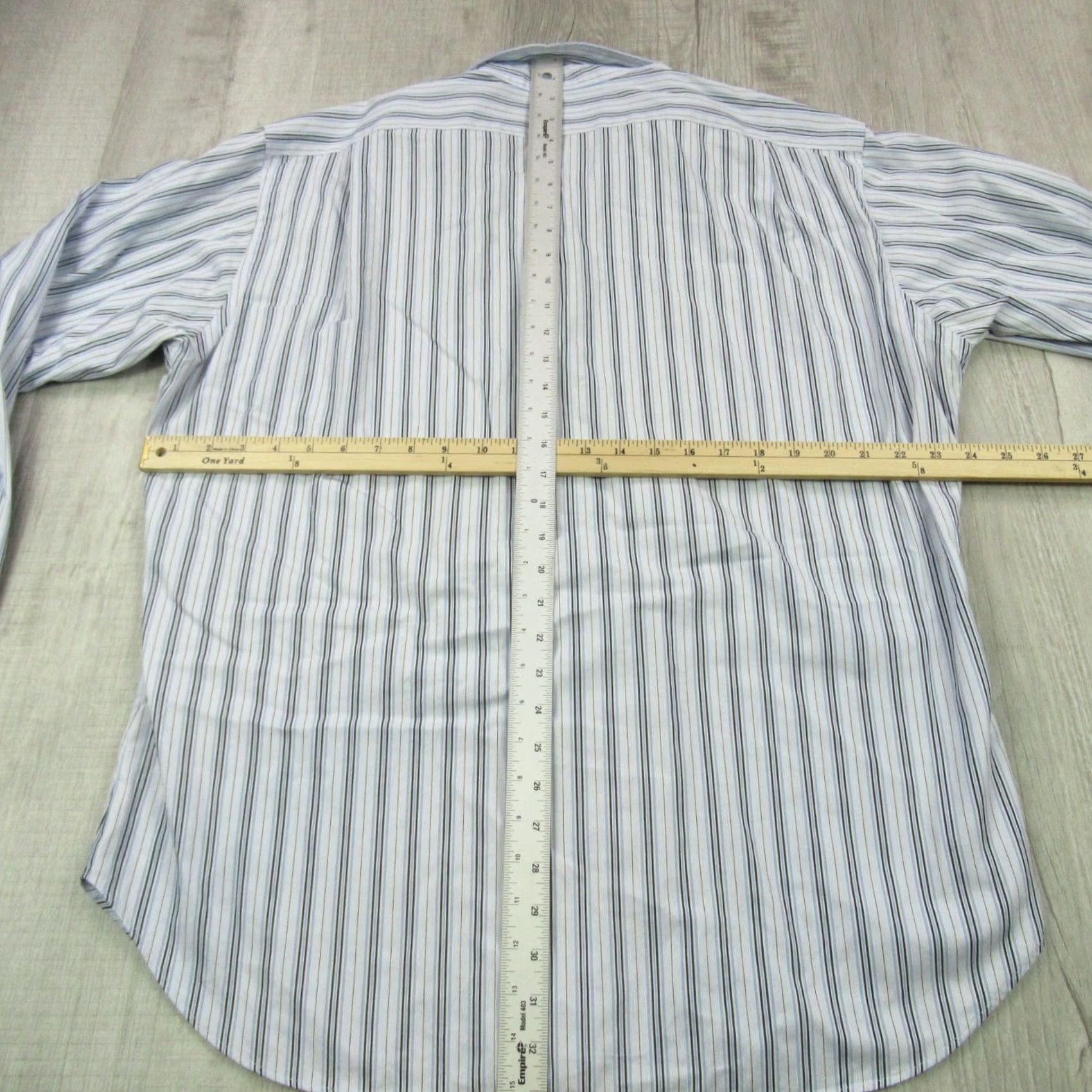 Polo Ralph Lauren Polo Ralph Lauren Shirt Mens 17.5 Stripes Long Sleeve Button-Down Casual Shirt Size US XXL / EU 58 / 5 - 6 Thumbnail