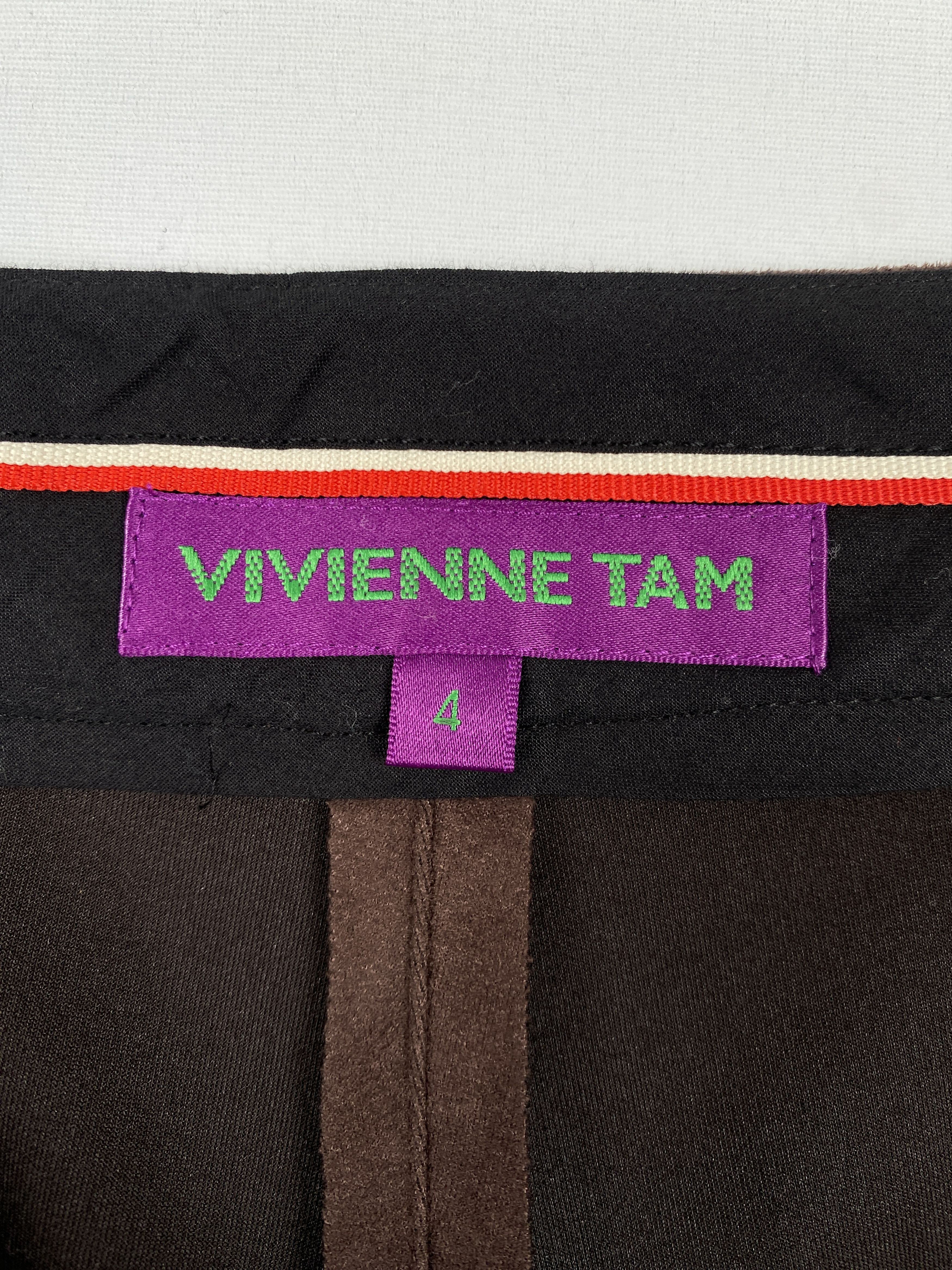 Vivienne Tam Weave Pattern Bootcut Pants Size 30" / US 8 / IT 44 - 12 Thumbnail