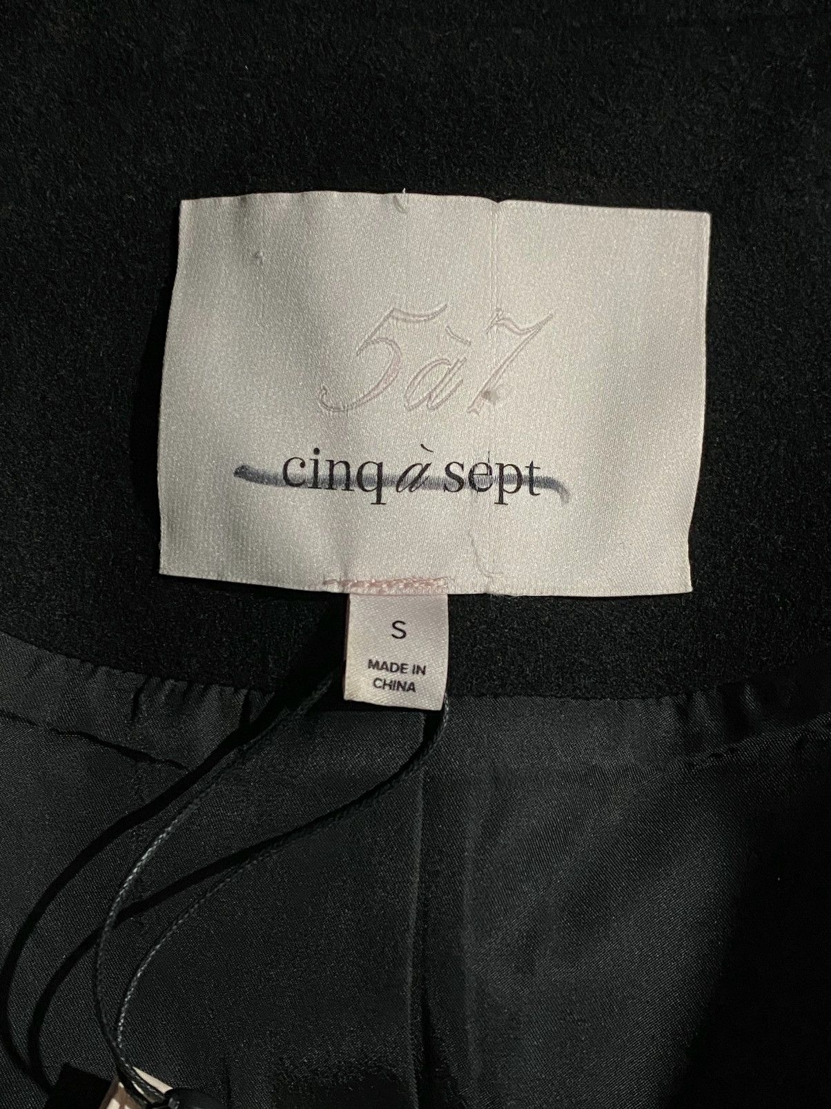 Cinq a Sept Cinq à Sept Roxie Lace-Trim Tailored Coat size S Size S / US 4 / IT 40 - 17 Thumbnail