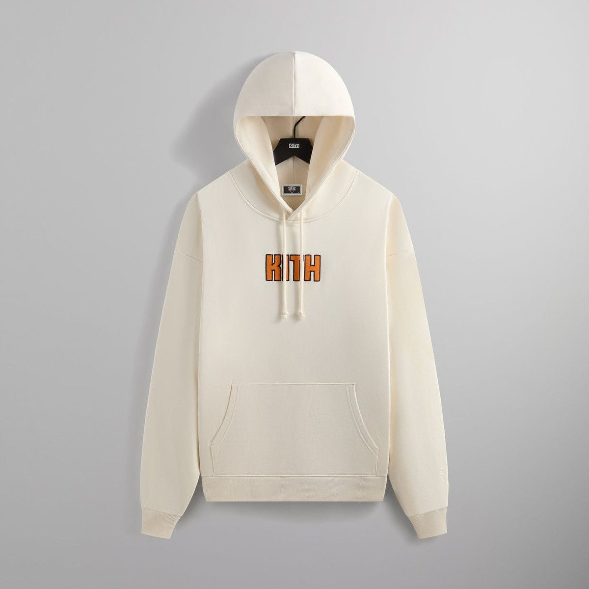 XS KITH classic logo めく hoodie white 