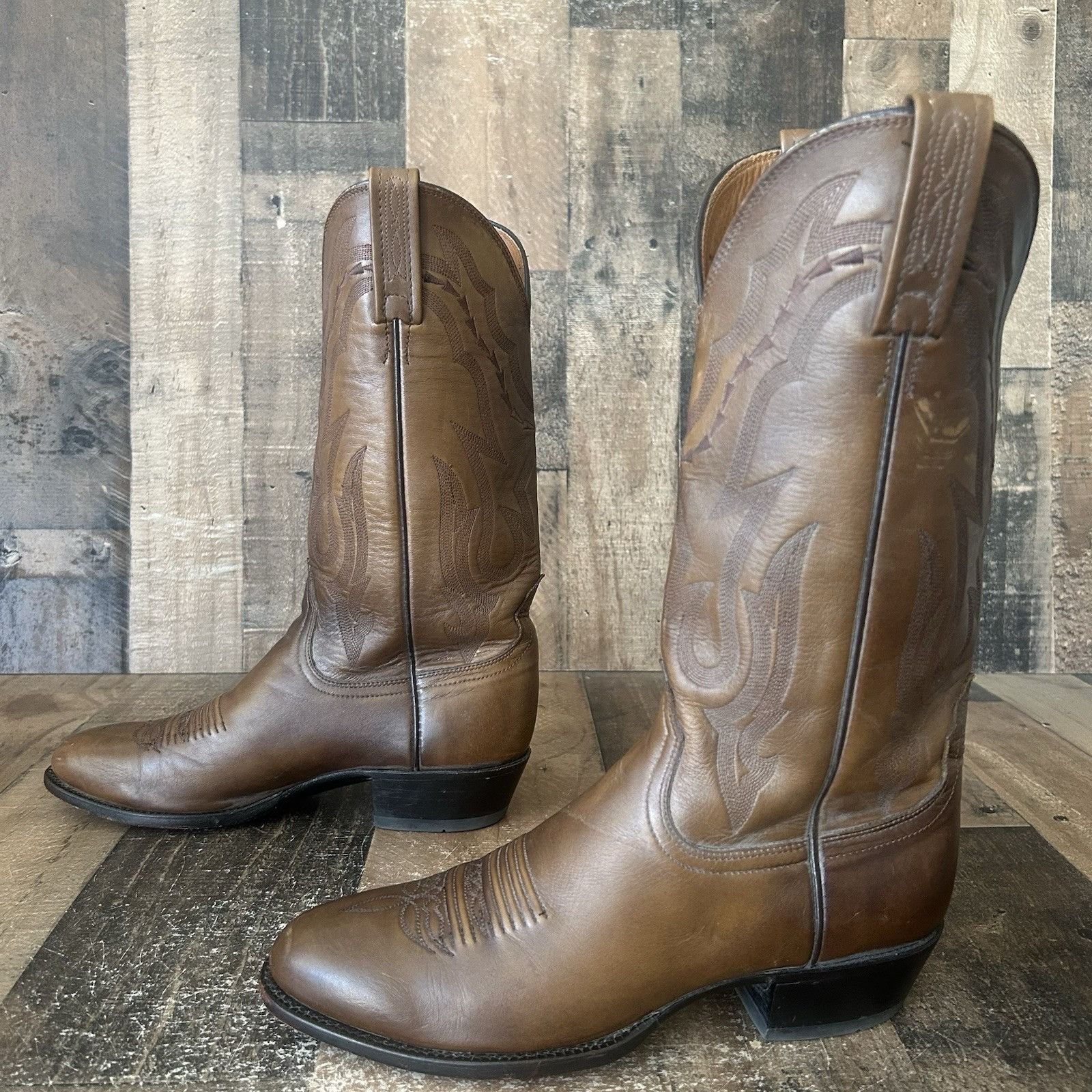Lucchese Lucchese 2000 Western T3097R Cowboy Boots Mens 8 D Size US 8 / EU 41 - 12 Thumbnail