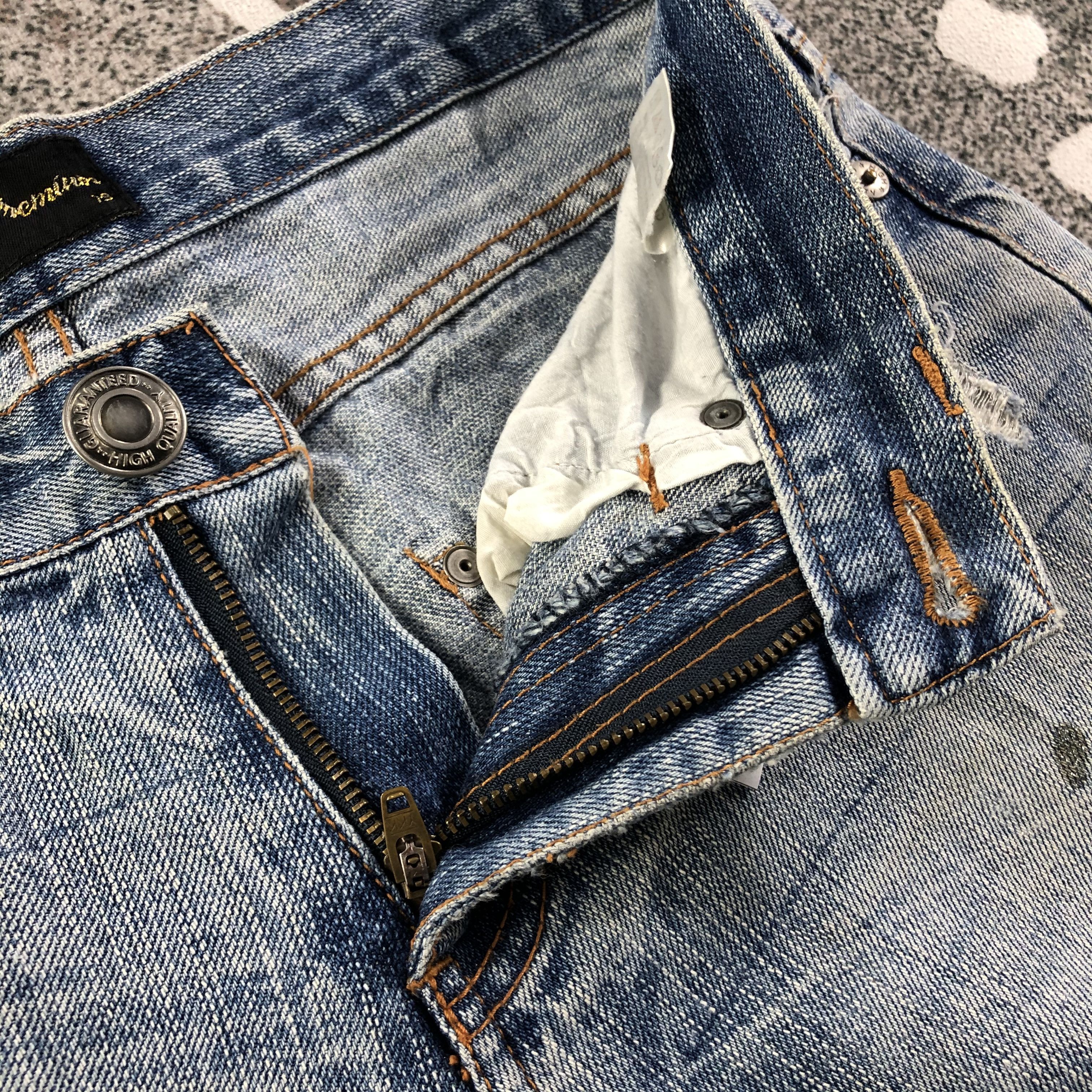 Japanese Brand Japanese Brand Nylous Clothing Jeans Distressed Denim KJ1805 Size US 30 / EU 46 - 7 Thumbnail