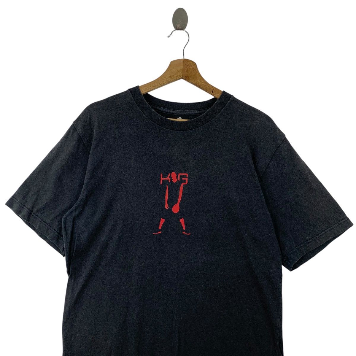 Adidas Vintage ADIDAS x KEVIN GARNETT NBA Boston Tee Shirt Top Size M / US 6-8 / IT 42-44 - 2 Thumbnail
