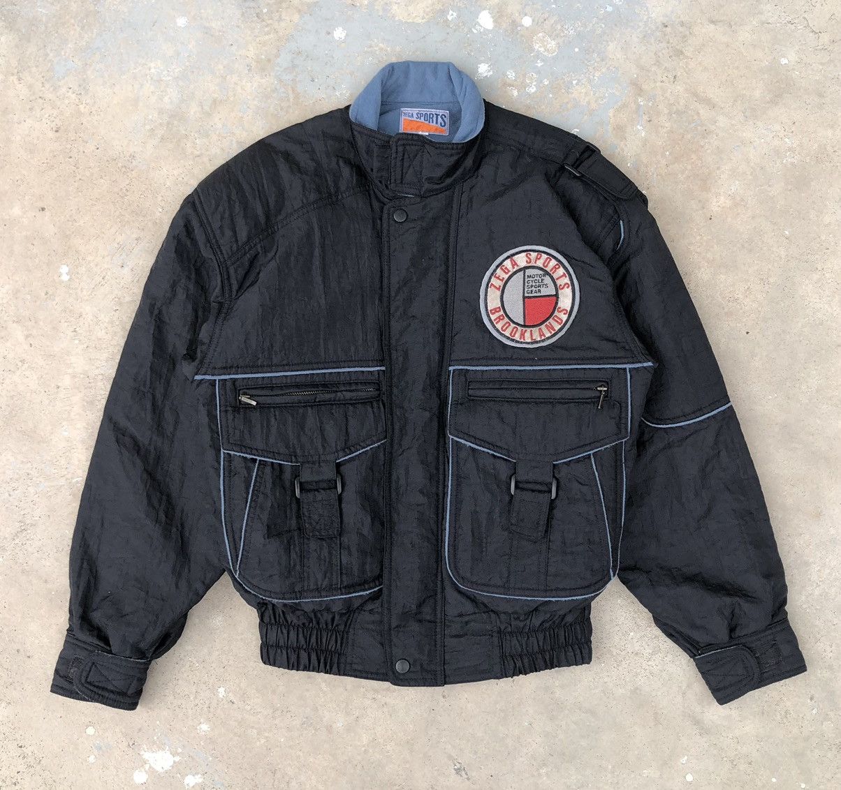 Sports Specialties Vintage Zega Sports Brooklands Bikers Racing Bomber Jacket Size US S / EU 44-46 / 1 - 10 Thumbnail