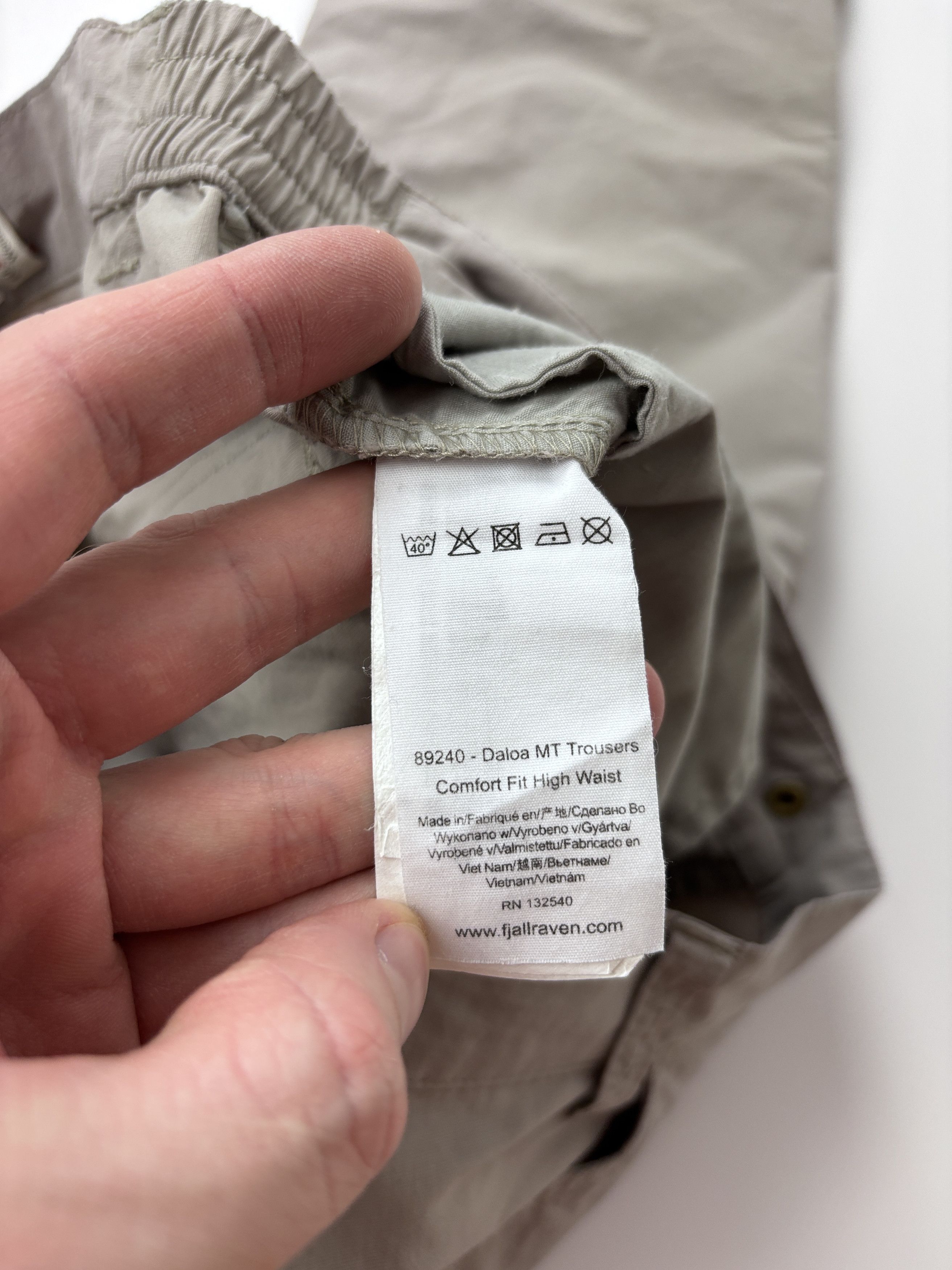 Fjallraven Fjallraven Daloa MT Trousers Comfort Fit High Waist US 29 Size 29" - 10 Thumbnail