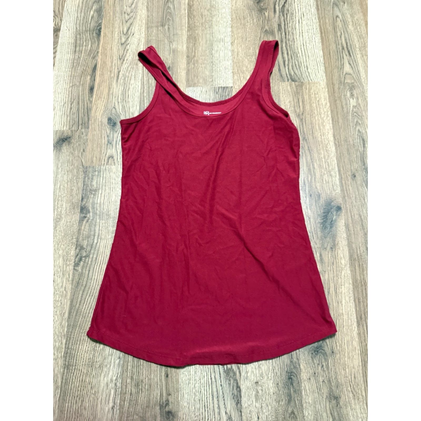 Vintage No Boundaries Tank Top Juniors Women's Large Red Sleeveless Tank Shirt, Casual, Basic, Modern, 90s? Size L / US 10 / IT 46 - 2 Thumbnail