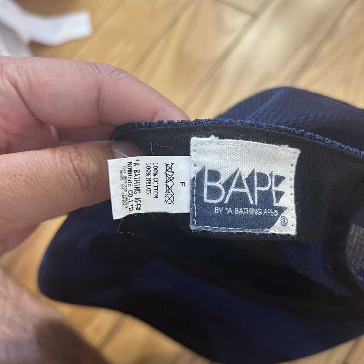 Bape Bape Baseball Cap Collage Logo Blue Camo Size ONE SIZE - 3 Thumbnail