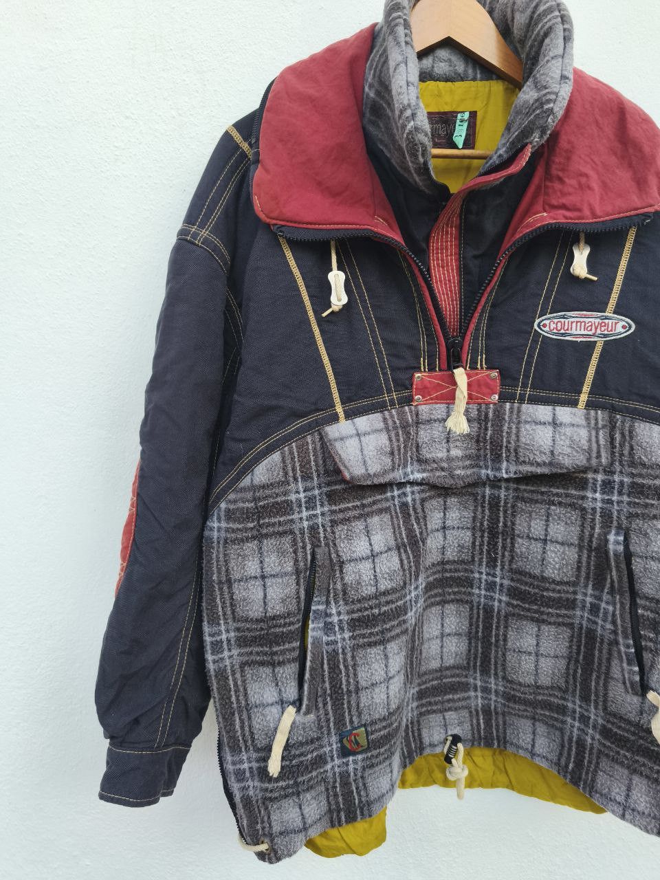 Japanese Brand Courmayeur jacket anorak bombers jacket Size US L / EU 52-54 / 3 - 3 Thumbnail